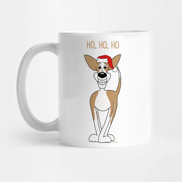 Podenco Santa Claus by LivHana